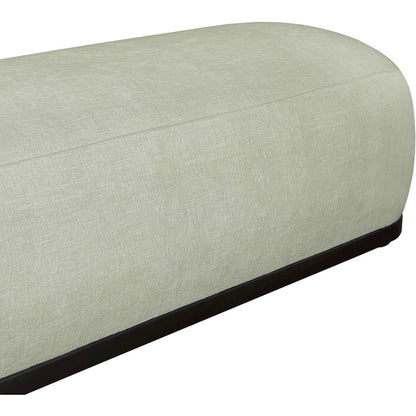 Calum Mint Chenille Fabric Bench