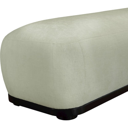 Calum Mint Chenille Fabric Bench