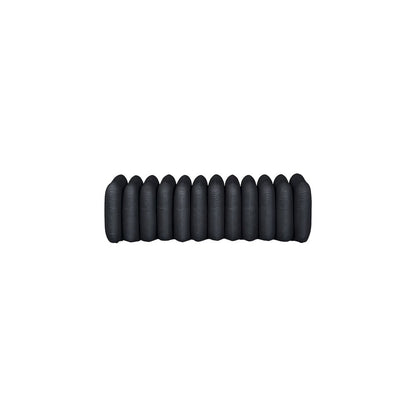Atticus Black Vegan Leather Bench