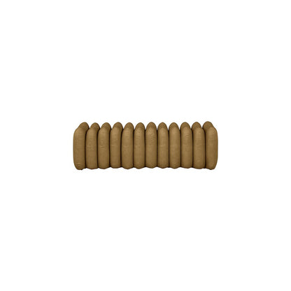 Atticus Brown Vegan Leather Bench