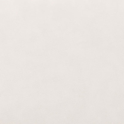 Atticus Cream Vegan Leather Bench