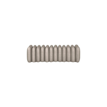 Atticus Taupe Vegan Leather Bench