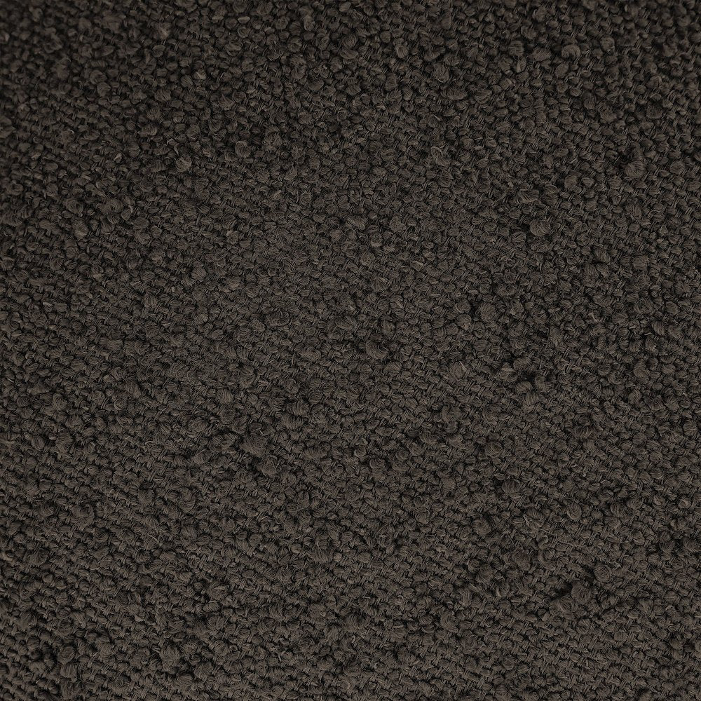 Apollo Brown Boucle Fabric Bench