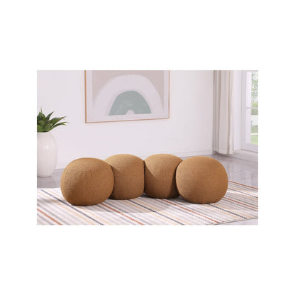 Apollo Saddle Boucle Fabric Bench