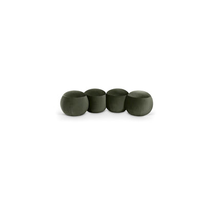 Apollo Green Velvet Bench