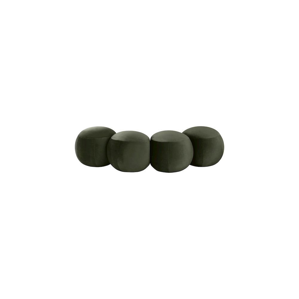Apollo Green Velvet Bench