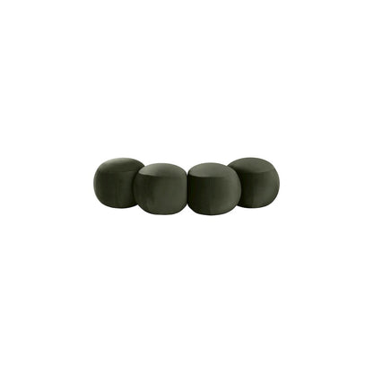 Apollo Green Velvet Bench