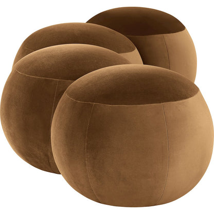 Apollo Saddle Velvet Bench