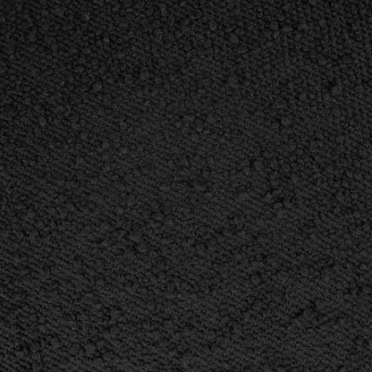 Apollo Black Boucle Fabric Bench