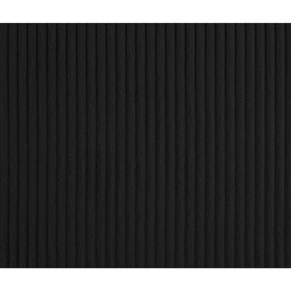 Willow Black Corduroy Fabric Bench