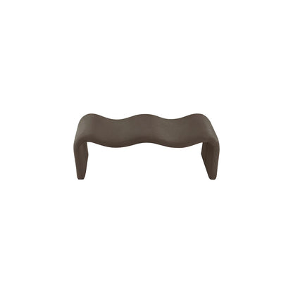 Willow Brown Corduroy Fabric Bench