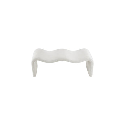 Willow Cream Corduroy Fabric Bench