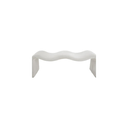 Willow Cream Corduroy Fabric Bench