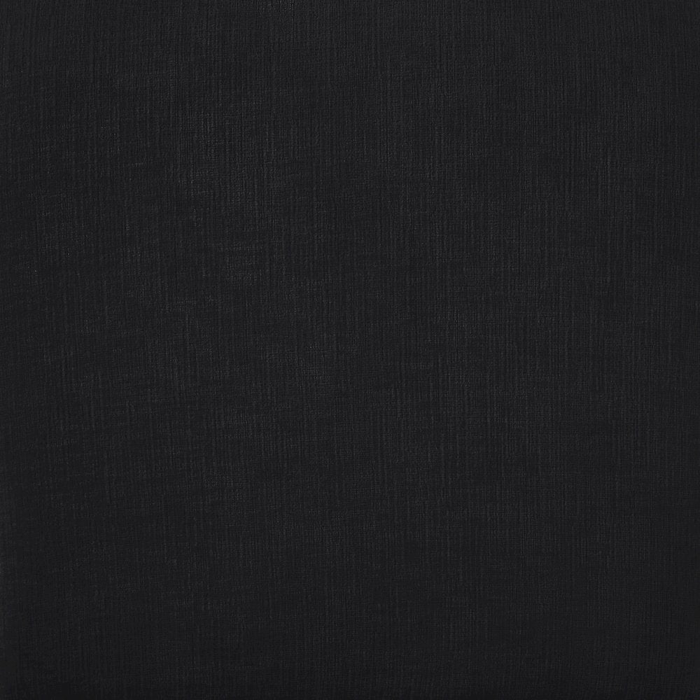 Willow Black Chenille Fabric Bench