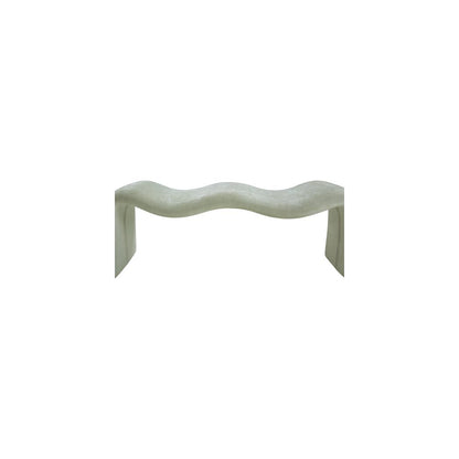Willow Mint Chenille Fabric Bench