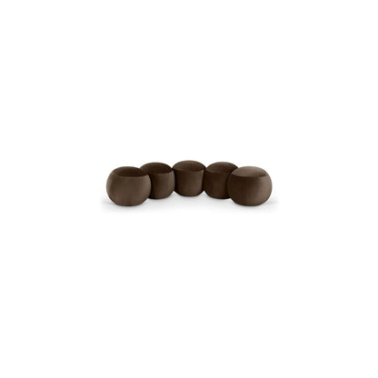 Apollo Brown Velvet Bench