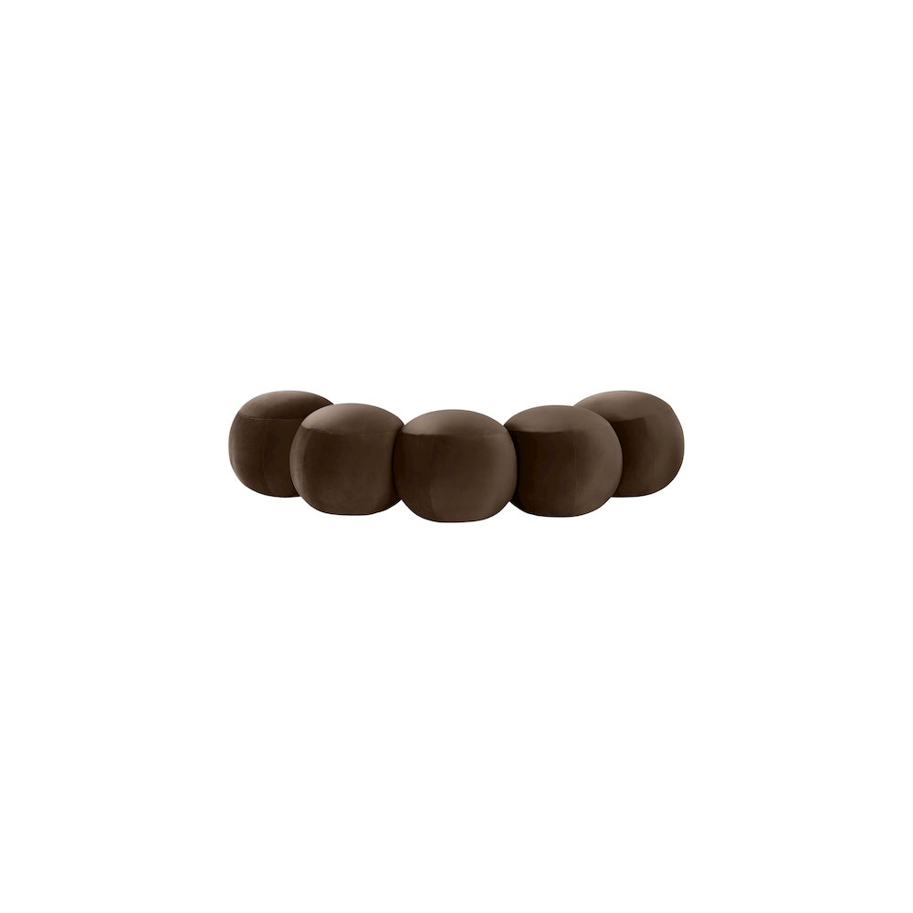 Apollo Brown Velvet Bench