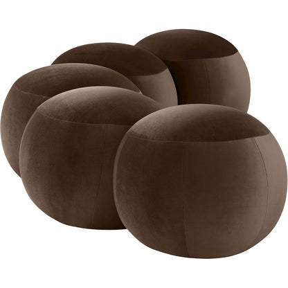 Apollo Brown Velvet Bench