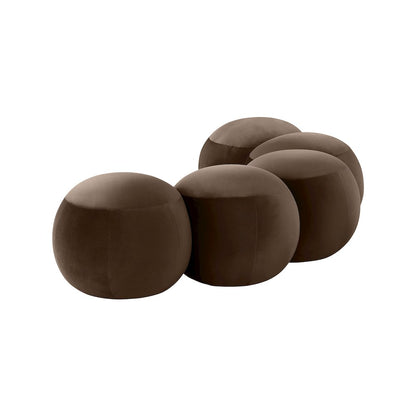 Apollo Brown Velvet Bench