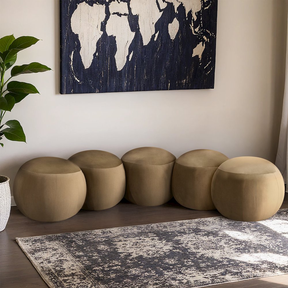 Apollo Camel Velvet Bench