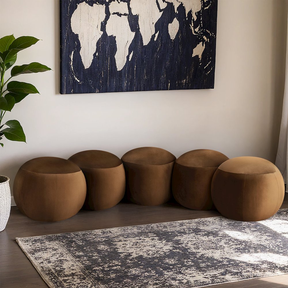 Apollo Saddle Velvet Bench
