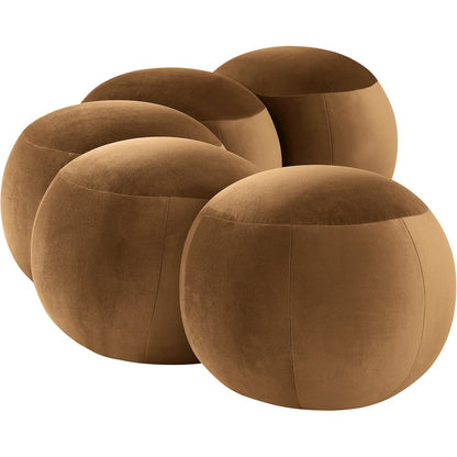 Apollo Saddle Velvet Bench