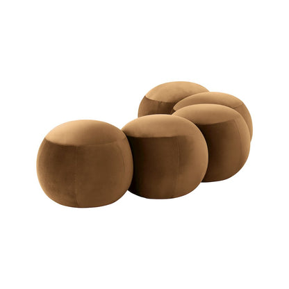 Apollo Saddle Velvet Bench