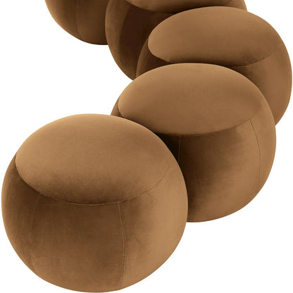 Apollo Saddle Velvet Bench