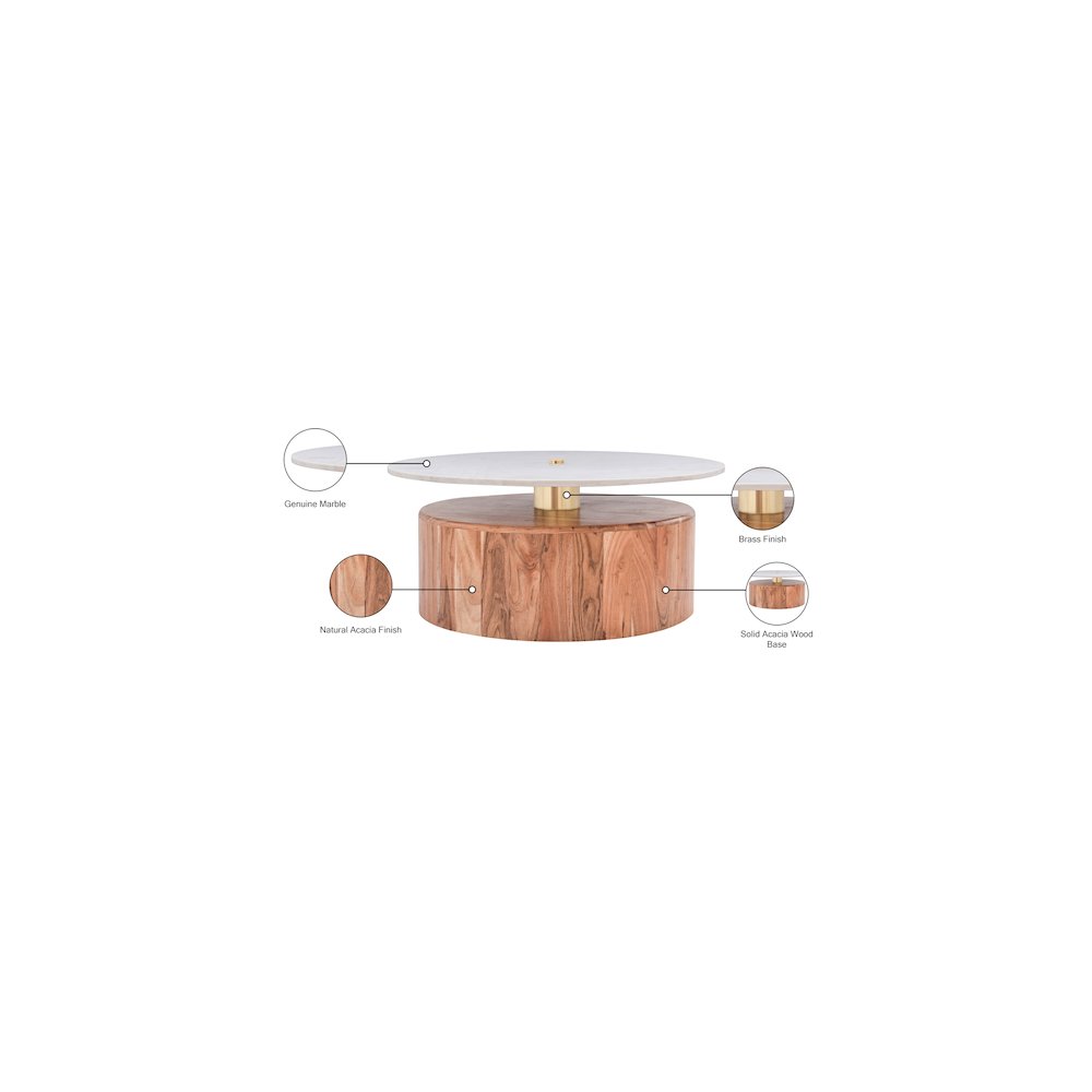 Stonewood Natural Acacia Wood Coffee Table