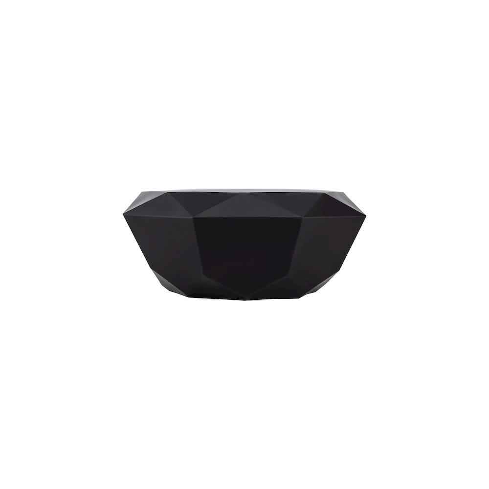 Gemma Matte Black Coffee Table