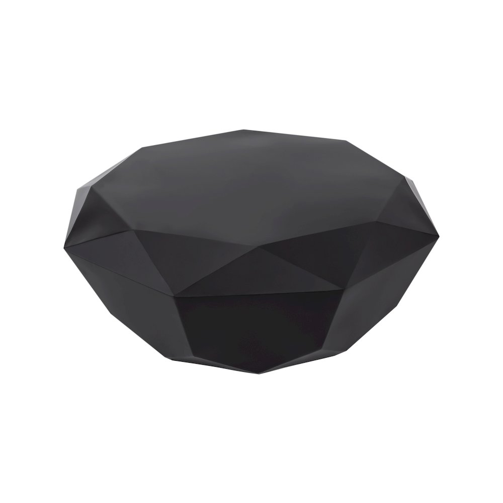 Gemma Matte Black Coffee Table