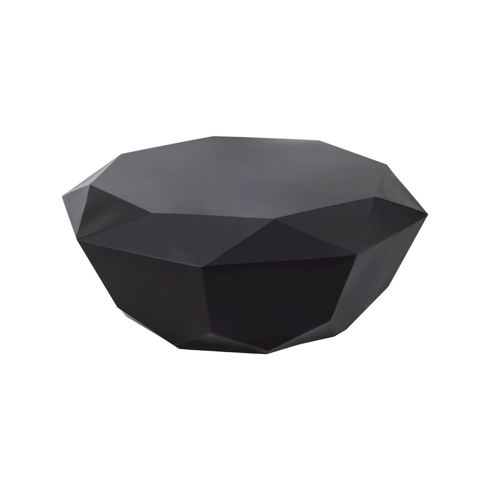 Gemma Matte Black Coffee Table
