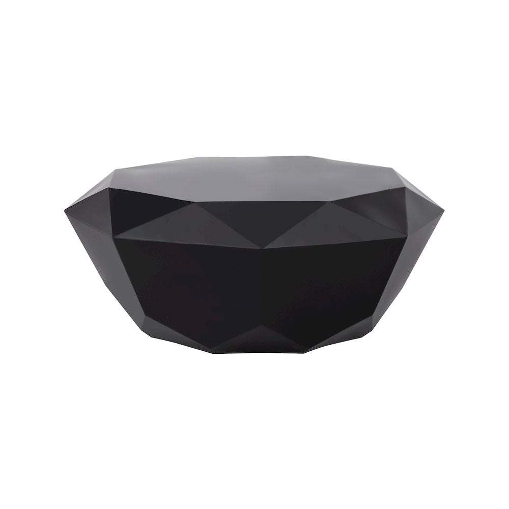 Gemma Matte Black Coffee Table