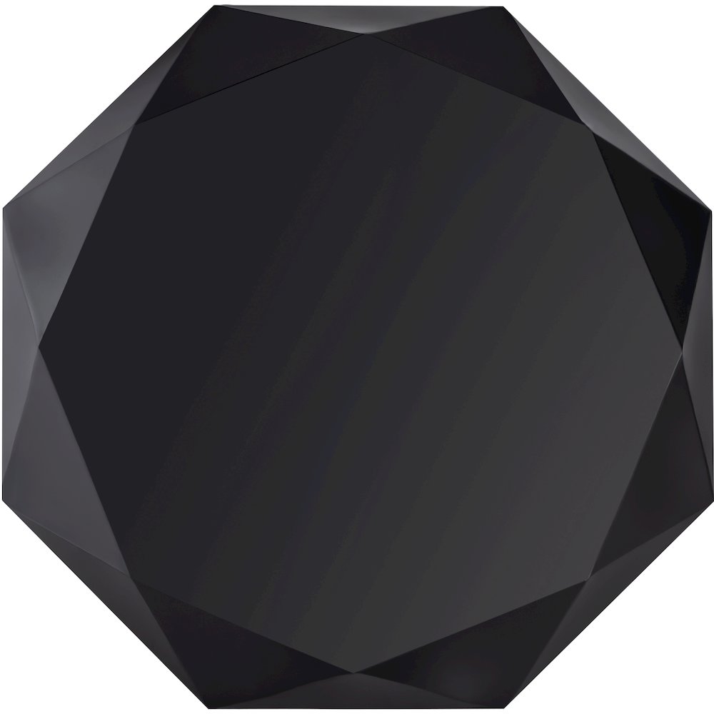 Gemma Matte Black Coffee Table