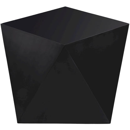 Gemma Matte Black End Table