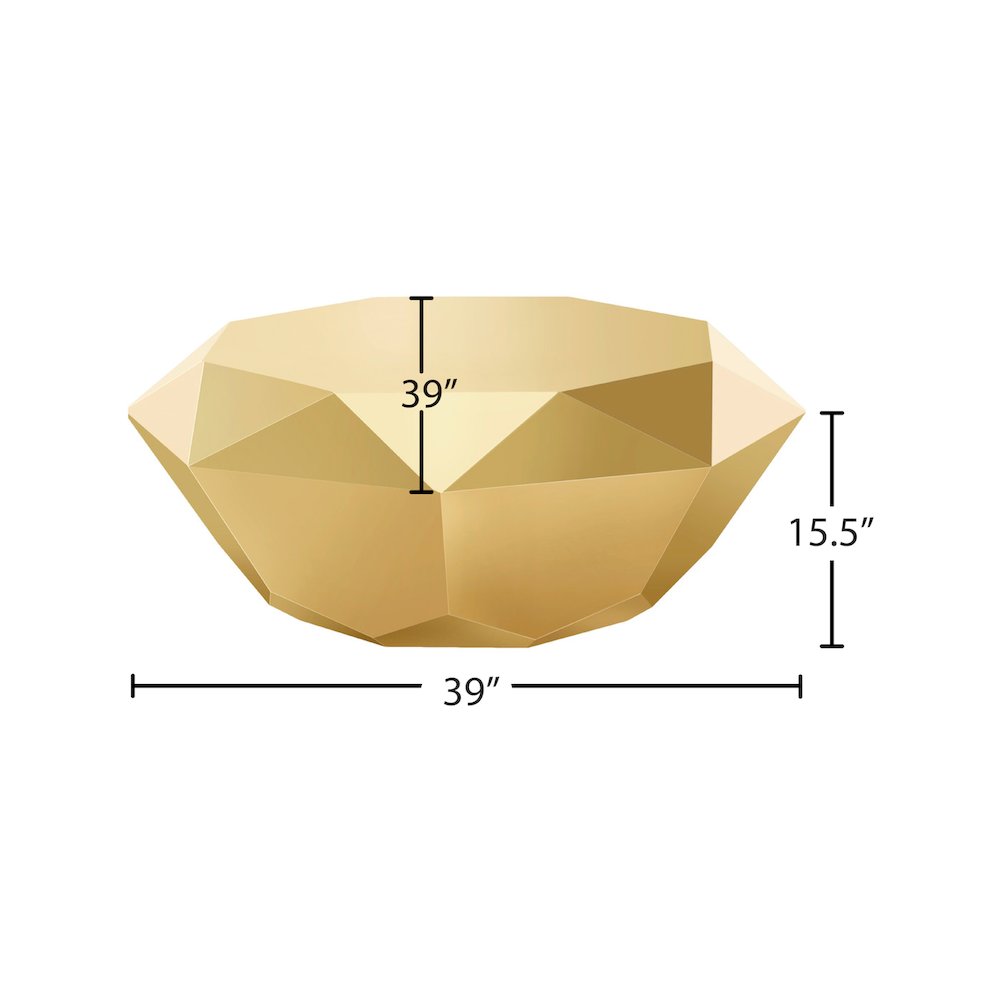Gemma Gold Coffee Table