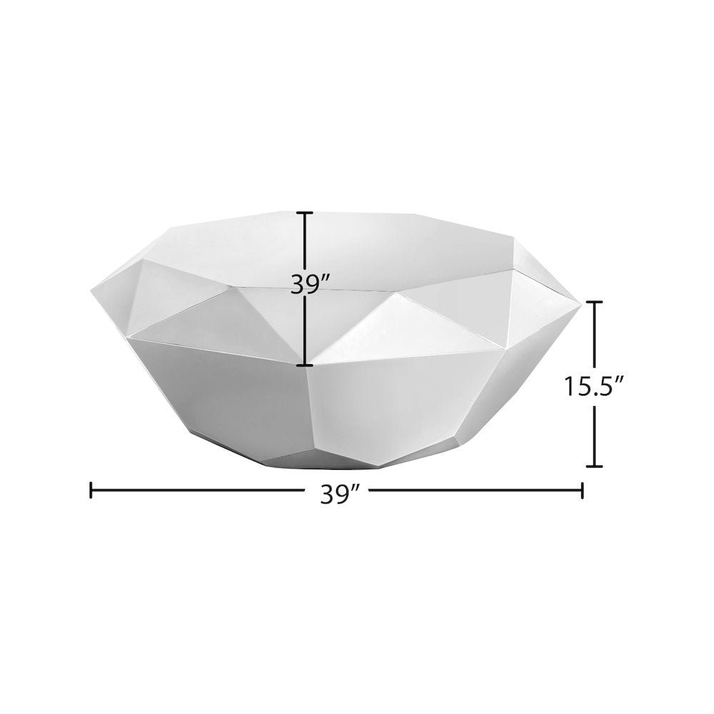 Gemma Silver Coffee Table