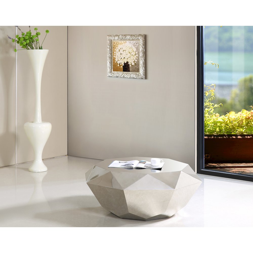 Gemma Silver Coffee Table