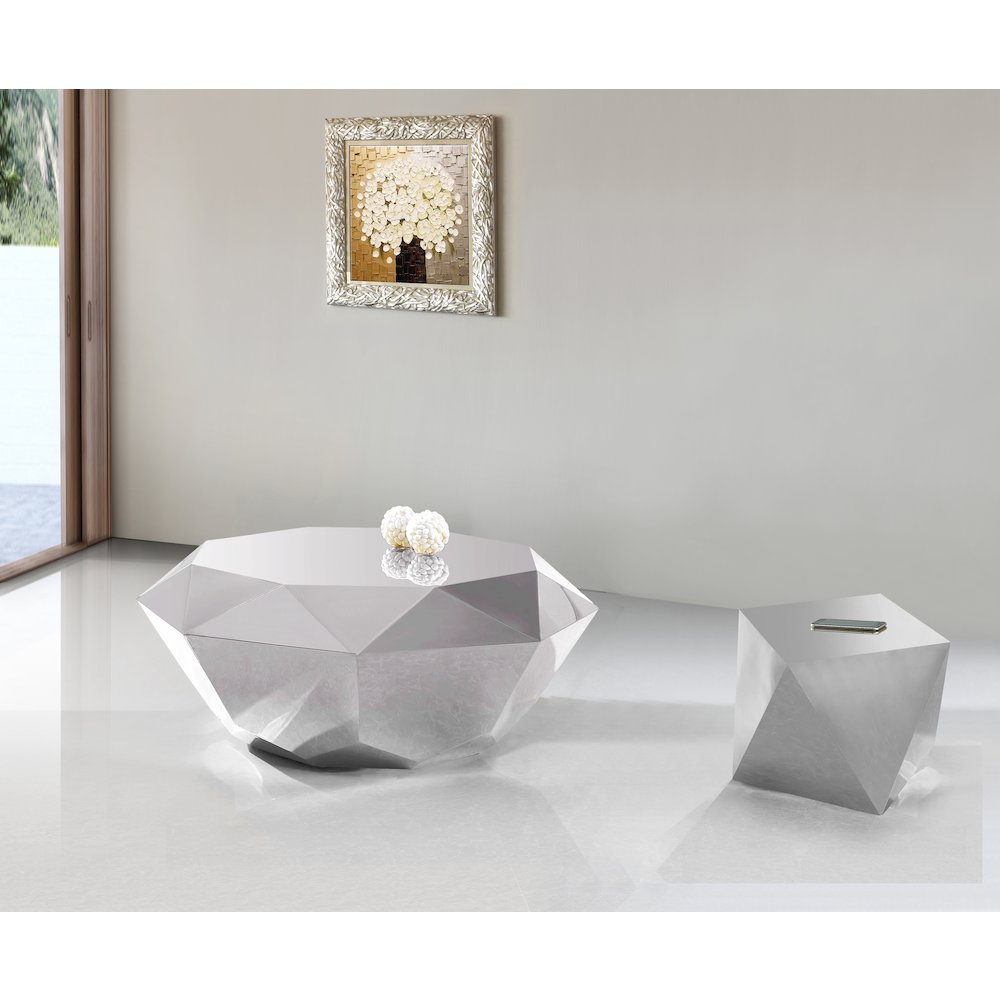 Gemma Silver Coffee Table