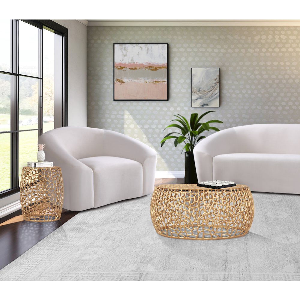 Priya Gold Coffee Table