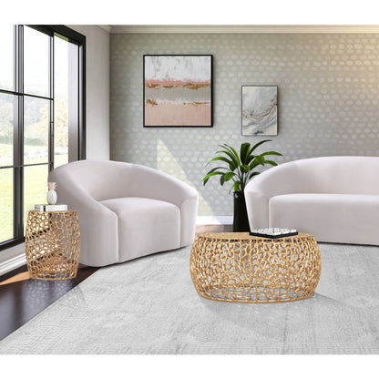 Priya Gold Coffee Table