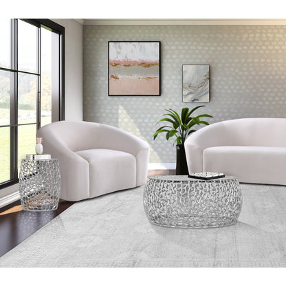 Priya Silver Coffee Table