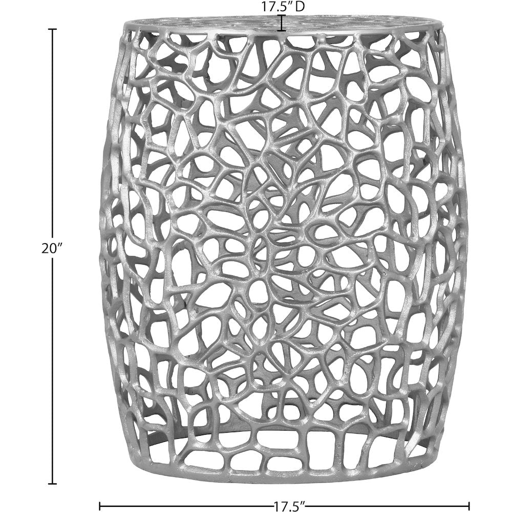 Priya Silver End Table