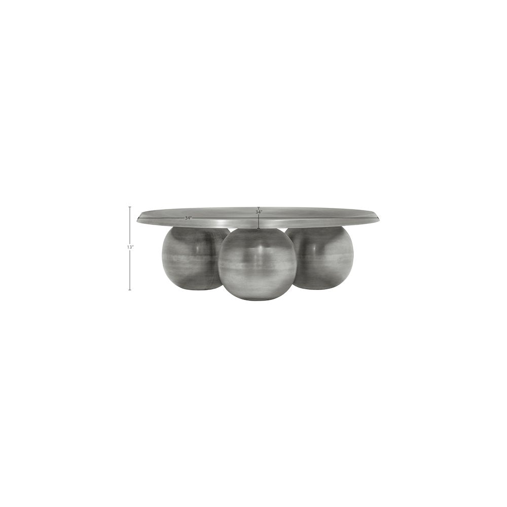 Globus Silver Coffee Table