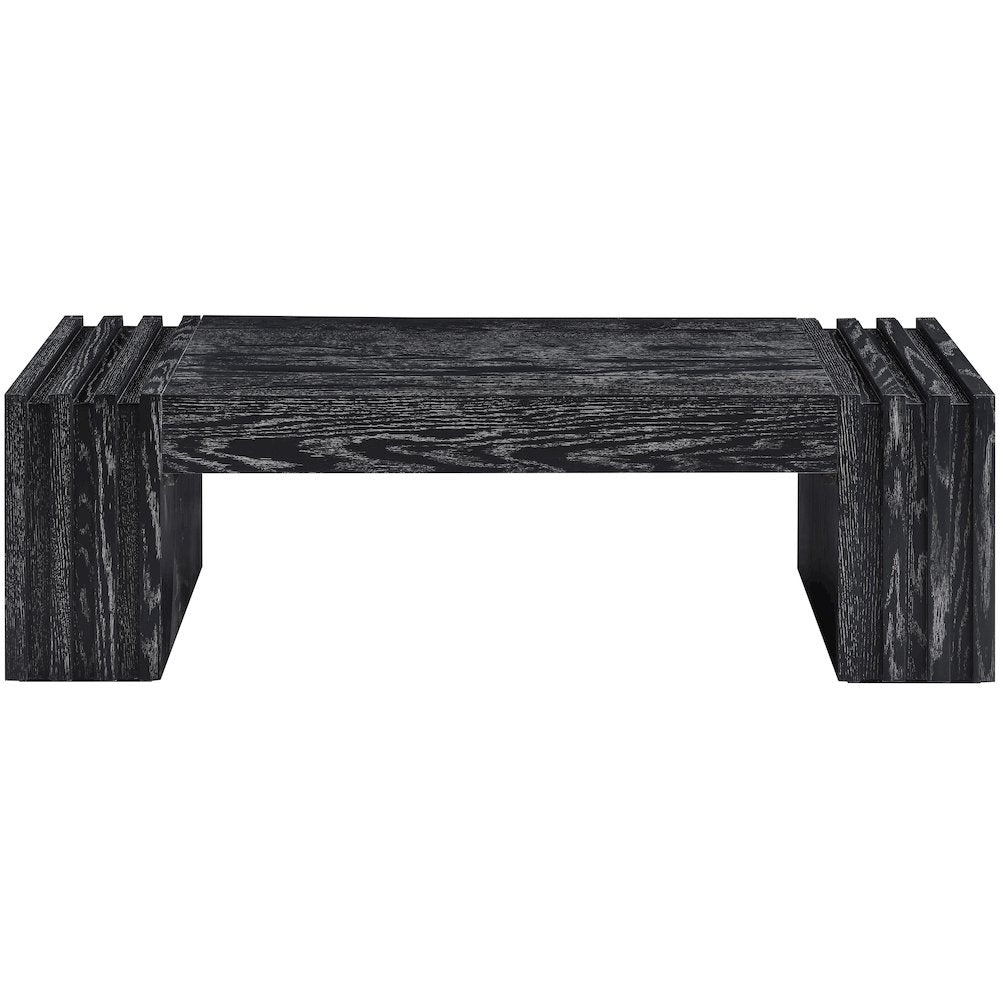 Stanton Black Oak Veneer And Solid Wood Coffee Table