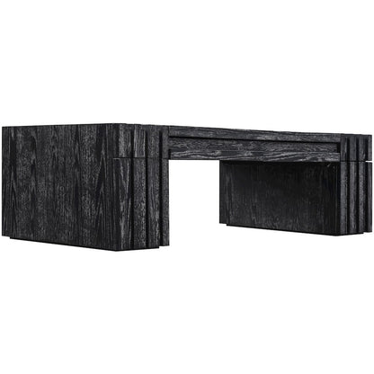 Stanton Black Oak Veneer And Solid Wood Coffee Table