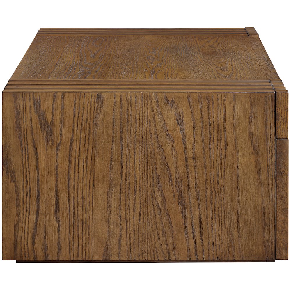 Stanton Brown Oak Veneer And Solid Wood Coffee Table