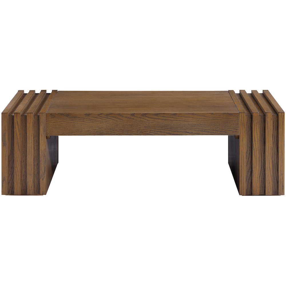 Stanton Brown Oak Veneer And Solid Wood Coffee Table
