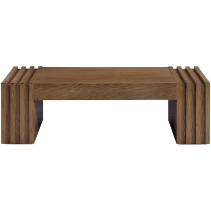 Stanton Brown Oak Veneer And Solid Wood Coffee Table