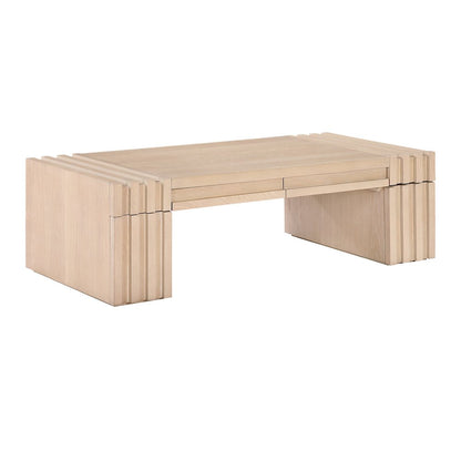 Stanton Natural Oak Veneer And Solid Wood Coffee Table